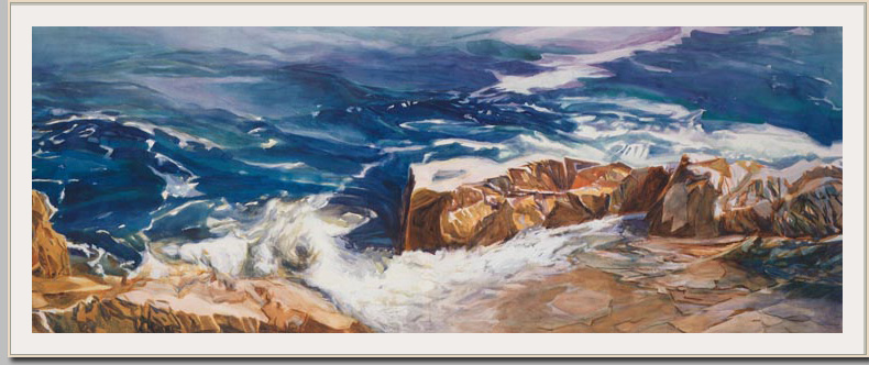 Susan Shatter   "Crash"   2006   42" x 116"